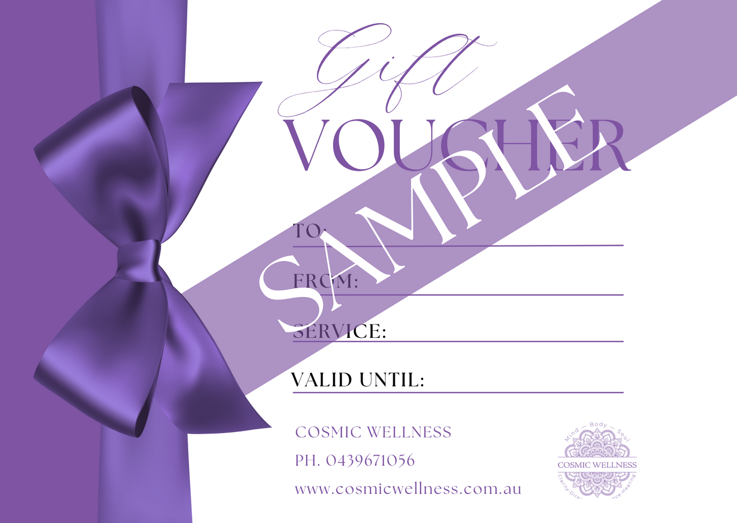 Gift Voucher cosmicwellness